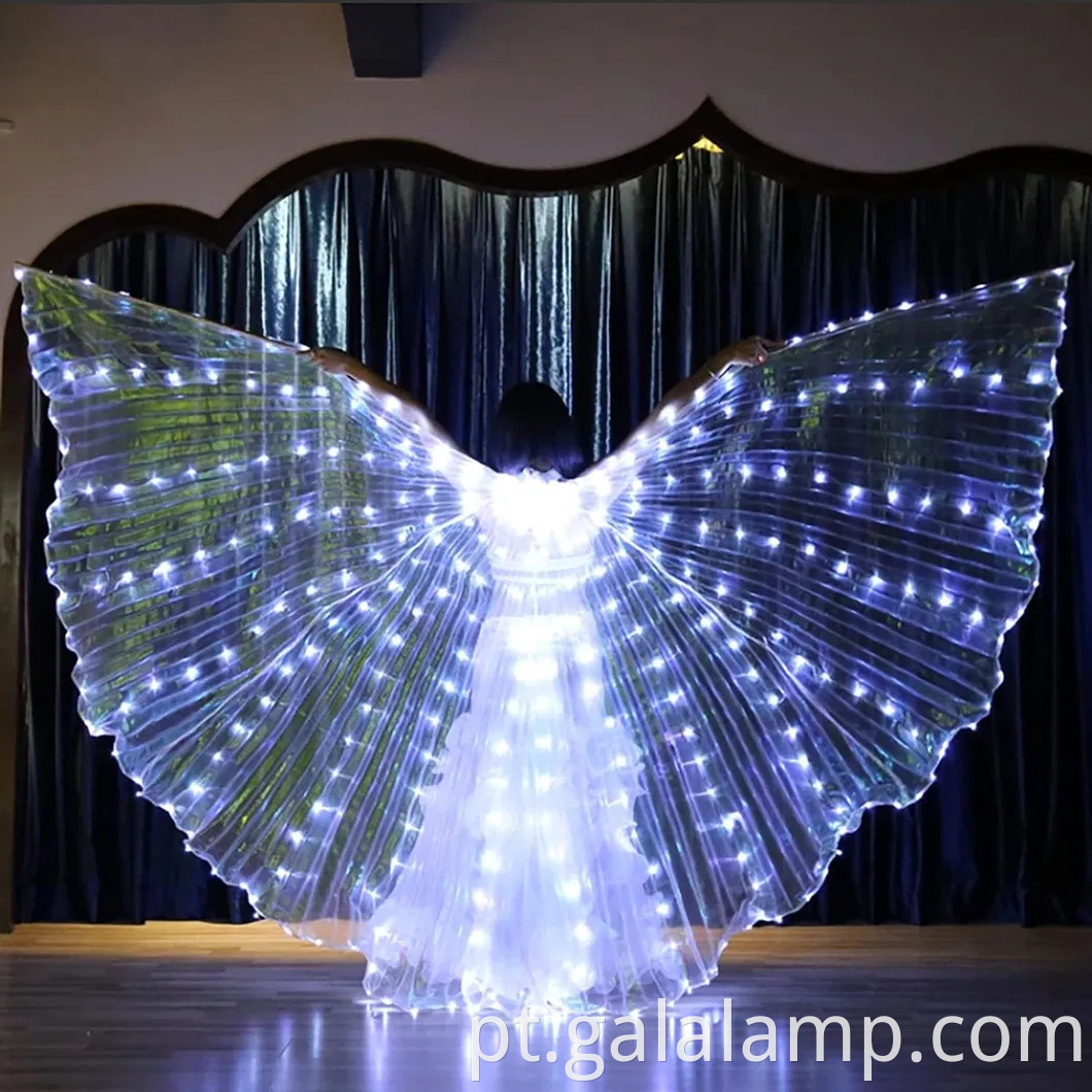 Iluminar led Isis Wings Belly Dance Carnival Rave Trajes